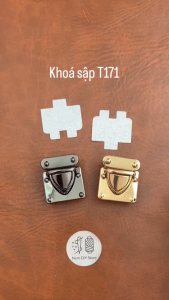 Khóa Sập T171 Khóa Cài Túi Xách Ví Da Hợp Kim Phụ Kiện Handmade Leathercraft DIY