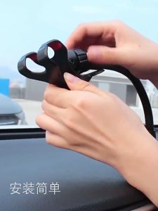 Holder Mobil Jepit 4 Cakar Tempel Kaca Dashboard Gps HP Flexible Universal Penyangga SH C20