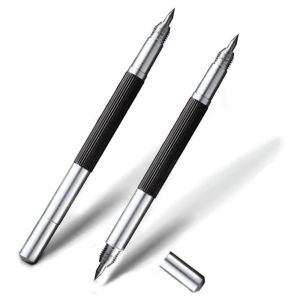 Double Head Engraving Marking Pen Tungsten Carbide Tip Etching Pencil Metal Glass Wood Carving Scribing Marker Tools 1/2/3pcs