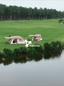 Vidalido - Poon Saan Tent Khemah Camping Outdoor 2 Room Big Living Room Space Manual Tent Vivosun Grow Tent Review Tent Reviews - Lazada