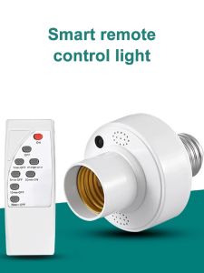 Infrared Smart Convertible LED Lamp Holder E27 AC85-265V With IR Remote Control Timer Switch For LED Downlight Pendant Lighting