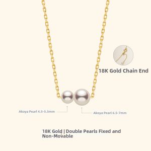 Helas | Star Same Style Akoya Pearl 18K Gold Necklace