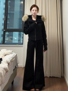 SUHUIQIAN | Warm Fleece Collar Thickening Jacket Autumn Winter New Petite Fit Waist Cinched