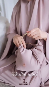 Kallia Label Ayana Prayer Set | Mukena Laser Cut | Packaging with Box