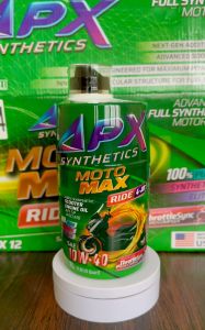 APX Synthetics MotoMAX Ride AT-4T 10W-40 Full Synthetic Scooter Engine Oil 1L