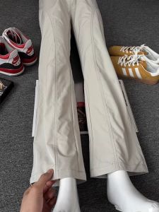 Quần Ống Loe American Style Slim Fit Cho Nam Mùa Hè Mỏng Soft Shell Windbreaker Quần Thể Thao Thường Ngày Cho Thanh Thiếu Niên