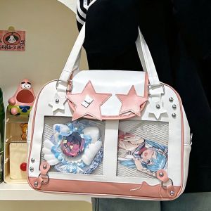 Túi Tote Dung Tích Lớn Phong Cách Cổ Điển Đa Năng Túi Xách Đeo Vai Thường Ngày Cho Thanh Thiếu Niên Màu Trơn Thiết Kế Túi Đựng Bánh Mì