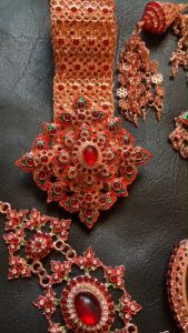 เครื่องประดับชุดไทย สำหรับเจ้าสาว นางงาม จัดเต็มแบบครบเซ็ต" - คำอธิบายเพิ่มเติม