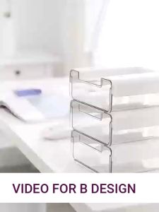 Zeekea Under Desk Drawer Storage Hidden Storage Desktop Drawers Under Table OrganizerSelf-Adhesive Pencil Tray Drawer