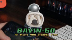 BAVIN BA60 HiFi Bluetooth 5.3 Wireless Earbuds TWS Stereo Audio Sounds Widely Compatible for iPh Android / Windows