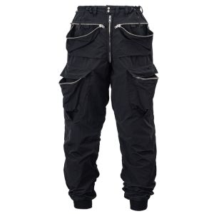 SHindustry 24aw techwear P38E metal nylon ykk excella tension zip cargo pant darkwear trousers streetwear warcore （improve from acronym）