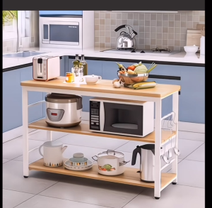 YOYO Multi-Layer Kitchen Organizer Rack Microwave Oven Stand Kitchen Storage Shelf Pantry Cabinet Countertop Appliance Stand for Home