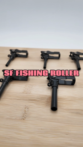 PACBAY SF FISHING ROLLER TOP GUIDE(BLACK) SWIVEL TIP ROLLER GUIDE SALTWATER BOAT ROD