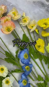 Bunga POPPY Z4 Plastik Daisy Tanaman Krisan Hias Dekorasi Minimalis Home