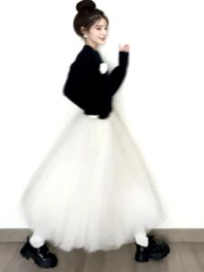 CHANGTONG | Elegant Age-Reducing OOTD Knitwear Set Mesh Skirt