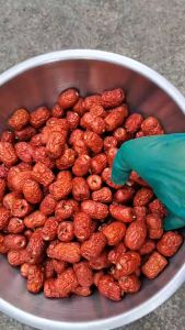 พุทราจีน พุทราจีนอบแห้ง ไร้เมล็ด อบแห้ง พร้อมทาน สีแดงอมส้ม เนื้อฟู สวย (Jujube) Chinese date