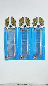 2in1 สแตนเลสวัสดุแมว / สุนัขผมแปรงจะไม่เกิดรอยขีดข่วนผิว