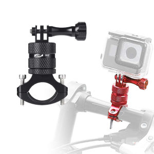 360° Aluminum Alloy Bike Stand for GoPro 13 12 11 10 9 8 DJI Osmo 360 Action 6 5Pro 4 3 Insta360 X5 X4 Action Camera Accessories