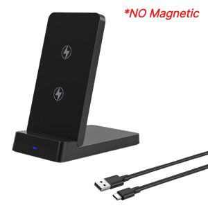 15W Magnetic Fast Wireless Charger Foldable Cellphone Bracket For iPhone 17~12 Pro Max Fast Charging Station Phone Holder Stand