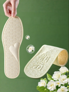 FASHEHAN | Sweat Absorbent No-Sock Required Summer Breathable Ultra Thin Insoles