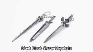Black Clover Anime Móc Khóa Dành Cho Nam Hoạt Hình Sen Thanh Kiếm Quỷ Chày Túi Mặt Dây Chuyền Asta Yuno Grinbellor Phụ Kiện Xe Hơi Quà Tặng