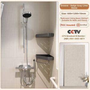 BEIQIVI | Anti-Slip Stone Look Tiles Wabi Sabi Style