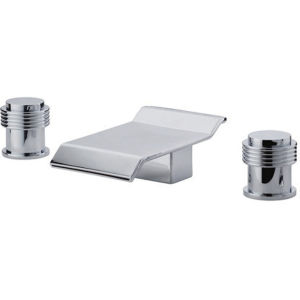 BANGPU | Separate Waterfall Bath Faucet Set Brass Mixing Valve