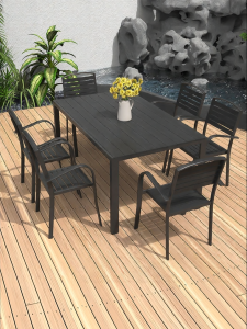 FENGZHAOHUANG | Outdoor Rattan Garden Patio Furniture Simple Leisure Chairs and Tables