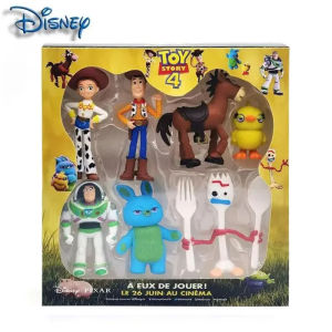 Bandai | 7Pcs/Set Toy Story 5 Action Figures Toy Kawaii Cartoon Movie Mini Character Figura PVC Toys Model Doll Figurine Birthday Gift