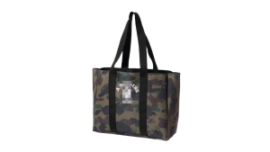 Bape Tough "1ST CAMO" Pattern Large Capacity Big Shoulder Tote Bag (Green) *Japanese magazine GWP camouflage*