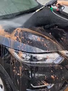 Pressure Washer Cordless Portable Car Wash Water Gun 35000KPA High Pressure Wireless Power Spray with Lithium Battery 6 Washing Modes for Agriculture Use