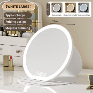 LIWAN | Foldable LED Makeup Mirror with Lighting