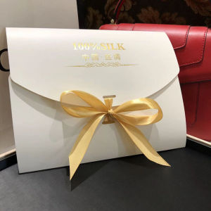 สีแดง ผ้าไหม ผ้าพันคอ 100มัลเบอร์รี่ ผ้าไหม ฤดูใบไม้ผลิฤดูใบไม้ร่วงระดับไฮเอนด์กล่องของขวัญสำหรับผู้สูงอายุแฟชั่นสไตล์จีนผ้าพันคอตกแต่ง