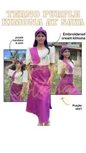 Kimona at saya buwan ng wika custome (Teens -Adult)
