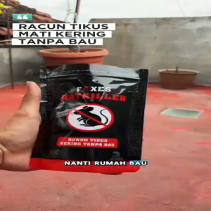 FOXES RATKILLER Racun Tikus Efektif - Paket 2 Pcs 250 Gram - Mati Kering Tanpa Bau