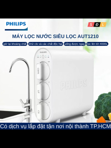 Máy lọc nước để bếp Philips AUT1210 giữ lại khoáng chất có đèn cảnh báo thay lõi