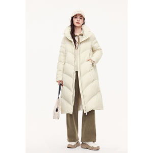 SEIFINI | 90% Goose Down Long Womens Puffer Jacket