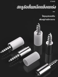 สกรูเครื่องมือวิเศษ สกรูยึดเฟอร์นิเจอร์แบบหนาโดยไม่ต้องเจาะรู