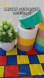 Lakban Kain Warna Warni ( CLOTH TAPE ) 50Mm / Lakban Serbaguna Multifungsi / Lakban Perekat Kuat -DANSTORE