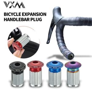 VXM อะลูมินัมอัลลอยปลั๊กหัวท้ายจักรยานขยายถนนก้านที่จับขี่จักรยานอุปกรณ์เสริมจักรยานหลากสี