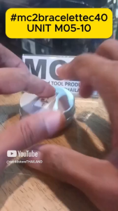 MC2THAILAND กำไลข้อมือ กำไล COBRA KNOT Bracelet Paracord Aluminum Alloy Eye UNIT M05-10 #mc2bracelettec40 Tec40store