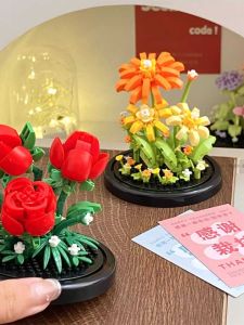 Vỏ Chống Bụi Hình Hoa Hướng Dương Khối Xây Lắp Quà Tặng Ngày Nhà Giáo Cho Bé Gái Đồ Chơi Mô Hình Xây Lắp Đồ Chơi Mô Hình Tĩnh Mạch