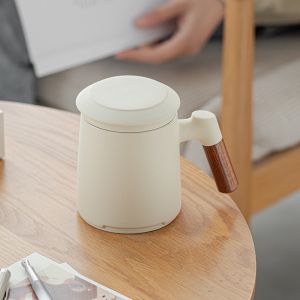 Office Tea Separator Cup with Lid and Filter