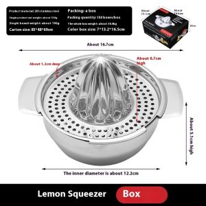 Stainless Steel Lemon Juicer: A Compact & Durable Fruit Squeezer