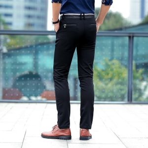 Ceo Nam chính thức quần co giãn trang phục công sở ôm vừa co giãn linh hoạt kinh doanh thường ngày Quần đen dài
