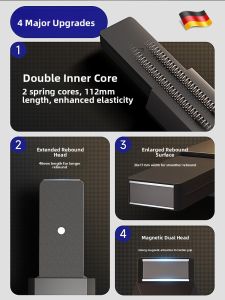 MONLEYTA | German Invisible Door Cabinet Door Magnetic Rebound Clamp Heavy Duty External Opening Press Type Without Pull Handle