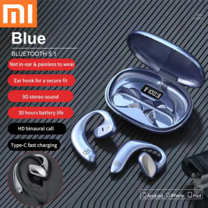 🎧Cá Tuyết + Bản gốc + Hàng sẵn có🎧Xiaomi Tai nghe không dây Mijia S900 Tai nghe bluetooth dẫn truyền âm thanh qua xương thể thao 9D Tai nghe nhét tai âm thanh nổi HiFi với microphone