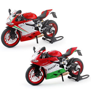 ขนาด1:9ดูคาติ1199โมเดลมอเตอร์ไซค์อัลลอยรถ Diecast เสียงเบารถคนรักของสะสมวันเกิดสำหรับเด็กของเล่นเด็กผู้ชายของขวัญโลหะ