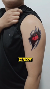 All Anime Inspired Tattoo Style Sticker Indoor Outdoor Waterproof Sticker