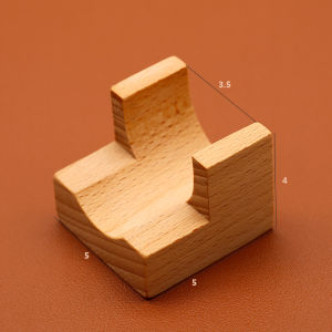 Creative Sushi Roll Handheld Wood Rack Plate Rectangular Shaped Japanese Style Rectangular Wooden Plate for Casual Dining